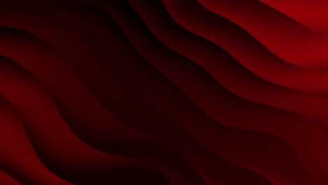 abstract dark red stripy loop background. wave stripes animation. empty space for text.