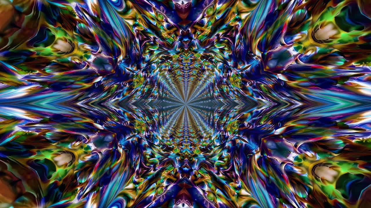 patrón de kaleidoscopio abstracto