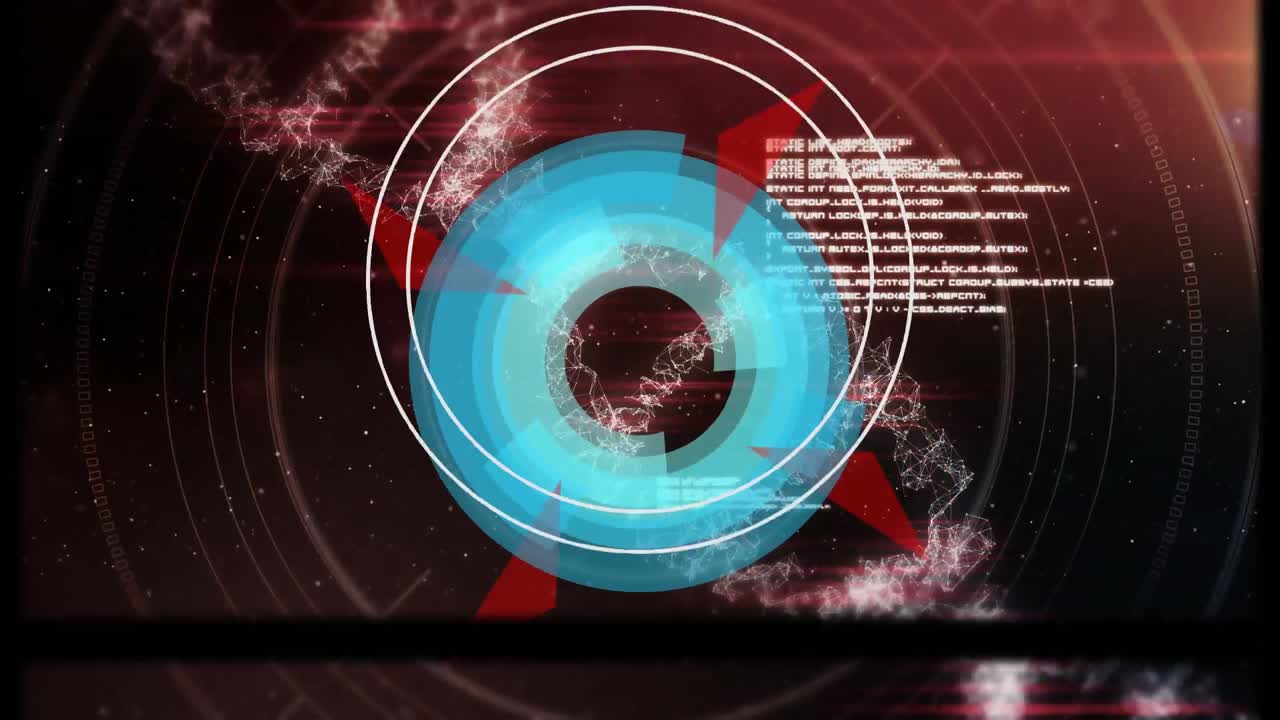 animación del hilado de cadenas de adn y procesamiento de datos médicos