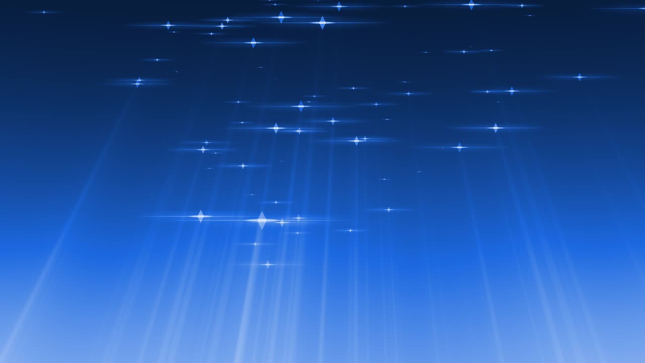 배경 루프, 입자, 빛의 광선으로 별