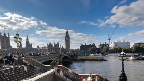 houses of parliament, river thames and westminster bridge in london