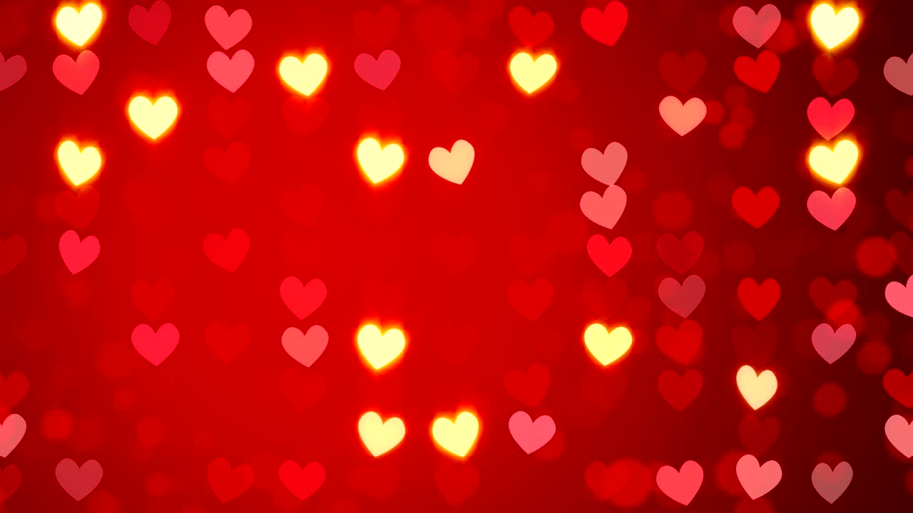 Cuori rossi. Sfondo per San Valentino