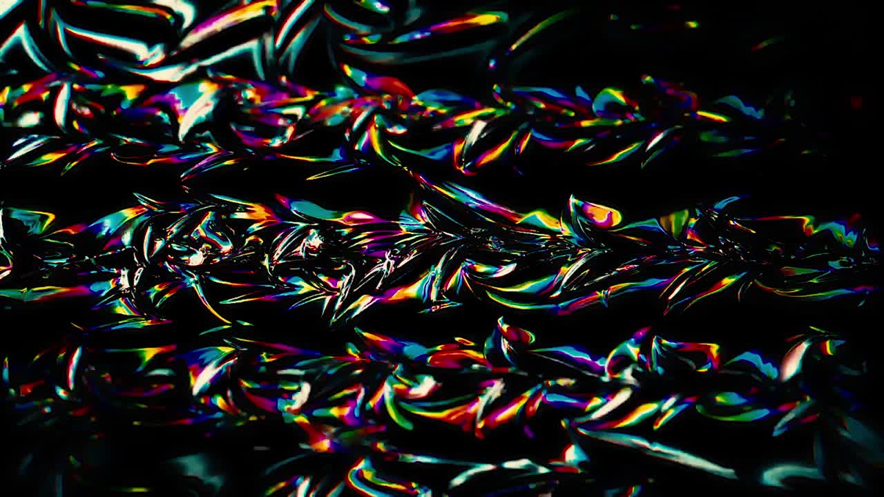 어두운 천천히 움직이는 반이는 파란색 배경, 이 없는 루프, 움직임, 색이 많은 얼룩이 천천히 파란색으로 파란색을 고 있는 검은색 적적한 물질.