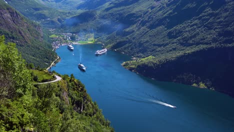 Fiordo-De-Geiranger,-Noruega.