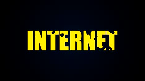 texto de internet. fondo de animación líquida