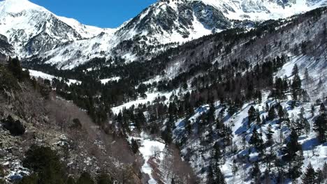 aerial views of ski stations, different landscapes and viewers in andorra during the covid times
