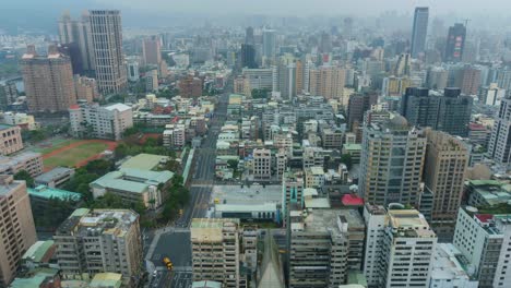 time lapse of kaohsiung cityscape during sunset twilight