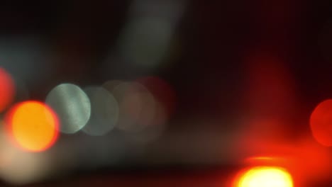 luces de bokeh coloridas en 4k movimiento lento 60 fps