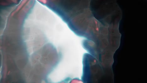 nebulosa del cosmos contra un fondo negro - reacción de la tinta líquida