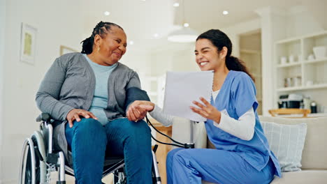 doctor, woman in wheelchair