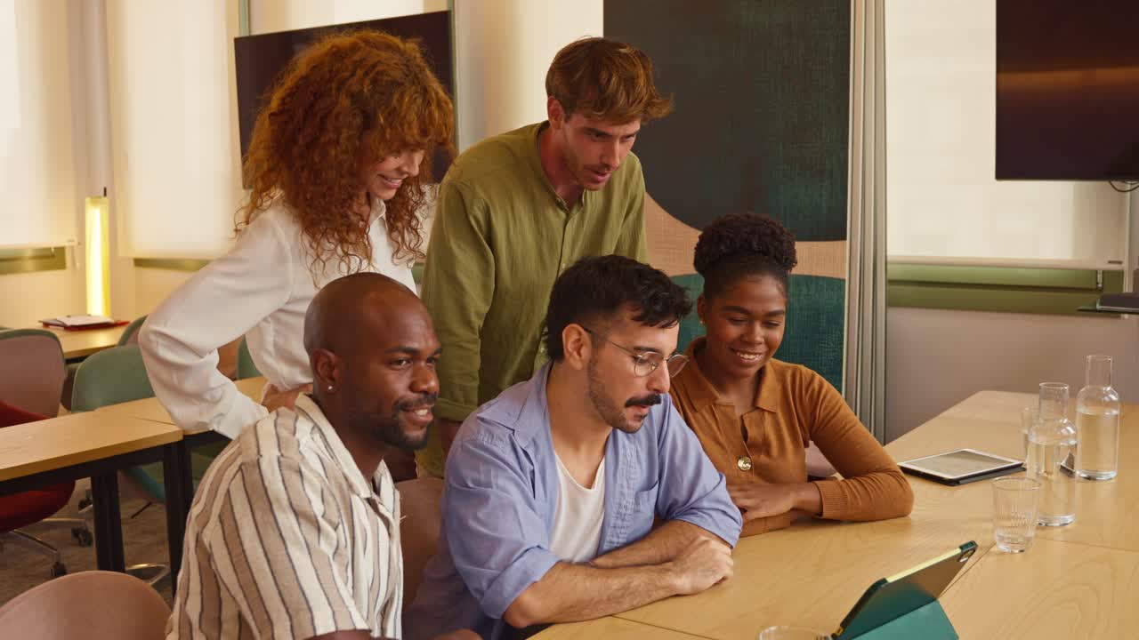 Team meeting in the office