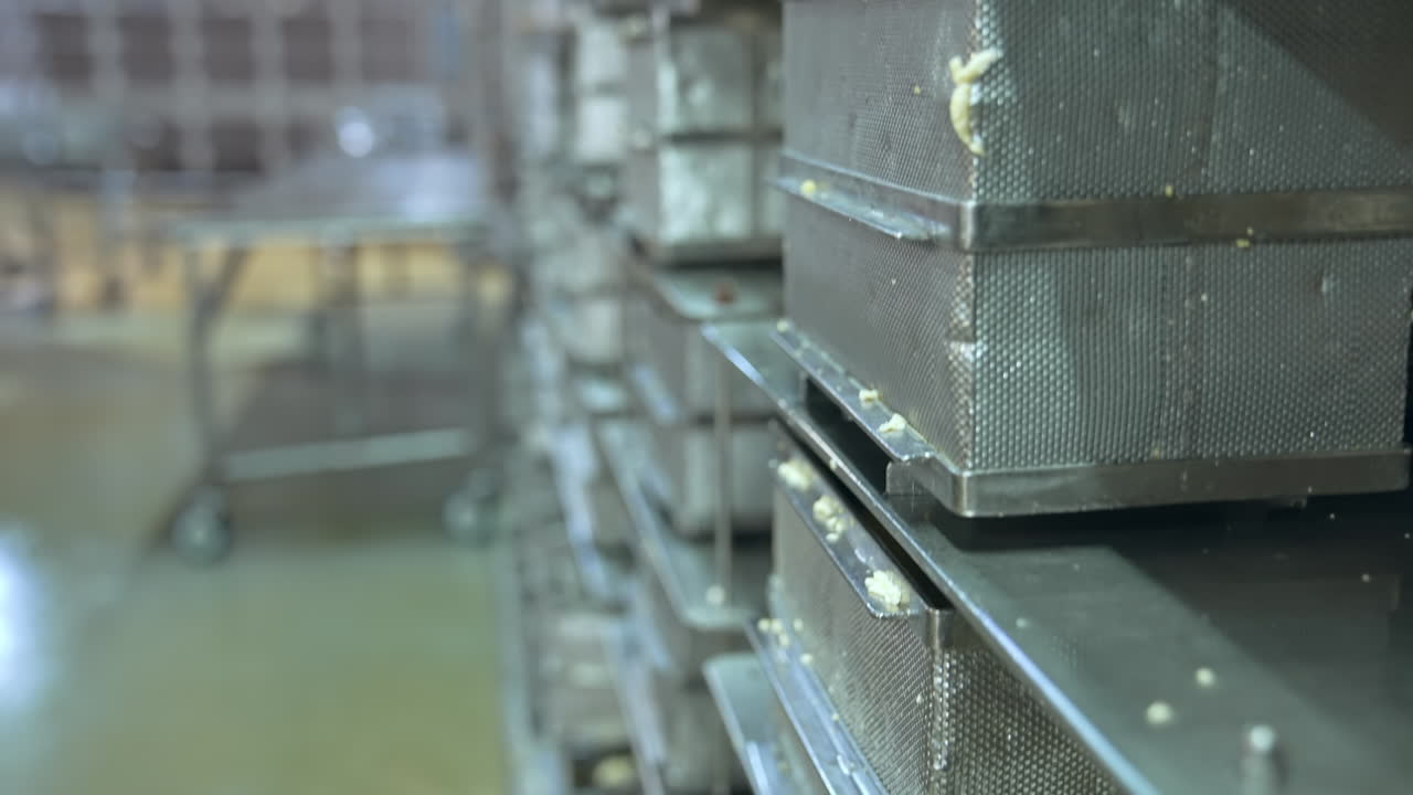 Special containers for new cheese. Large storage compartment for new cheese