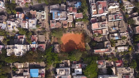 4k  cricket field in suburbs of bangalore, india