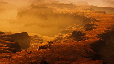 vista panorámica del amanecer en el parque nacional del gran cañón