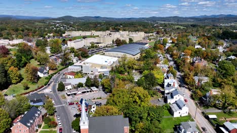 aerial-fast-push-toward-washington-and-lee-university-in-lexington-virginia