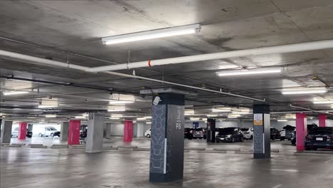 underground parking garage