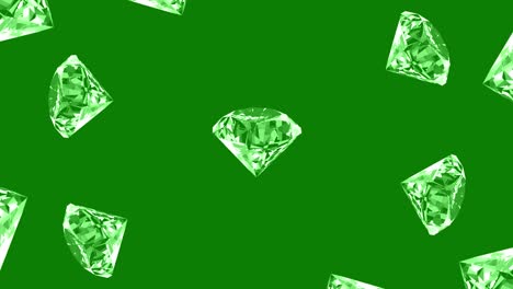 green diamond pattern