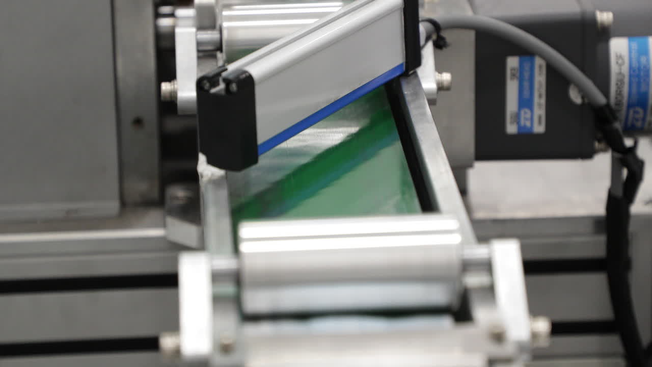 ppe 공장 기계 컨베이어의 수술용 마스크