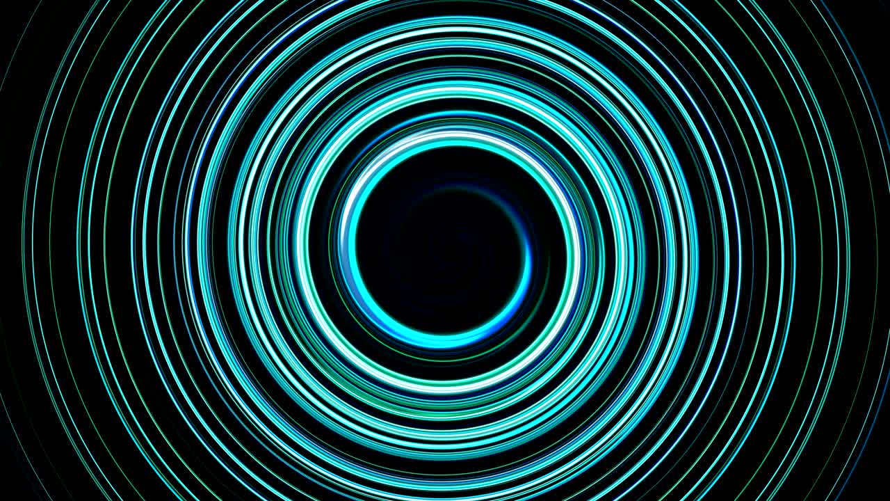 líneas giratorias y giratorias en espiral abstractas, fondo generado por computadora, fondo de renderización 3d