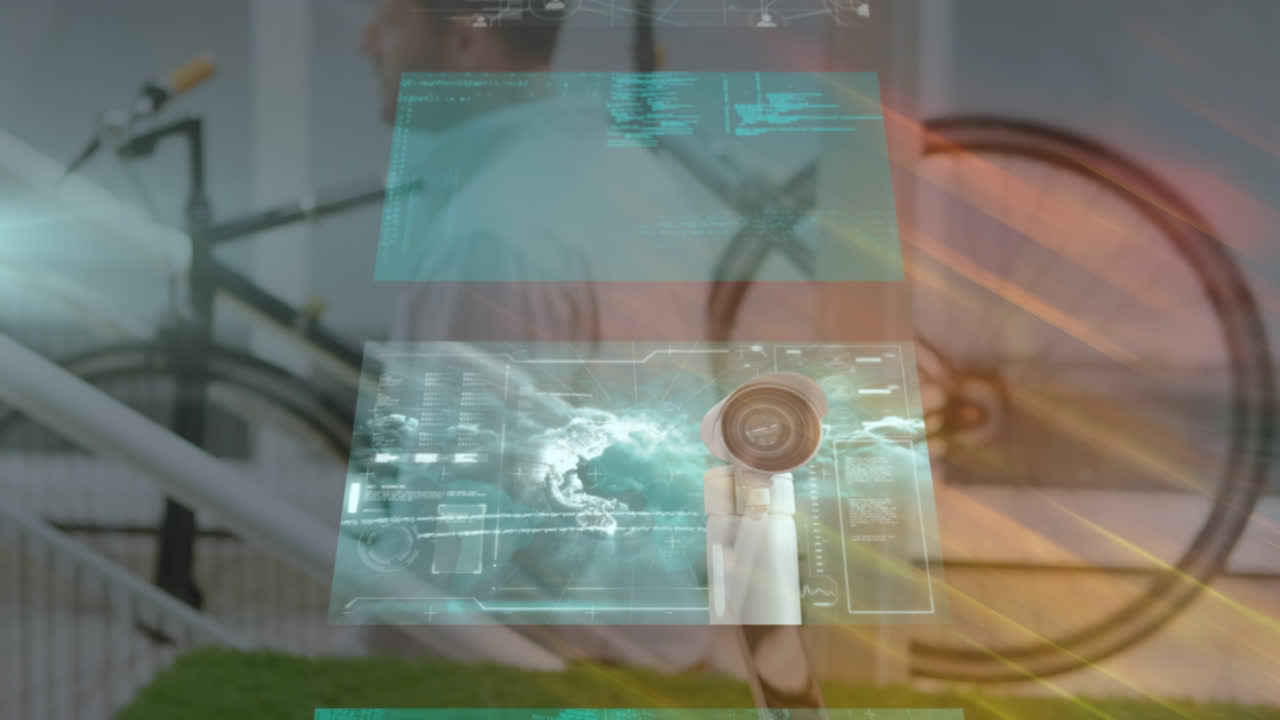 사무실에서 다양한 사업가들에 대한 금융 데이터 처리의 활성화