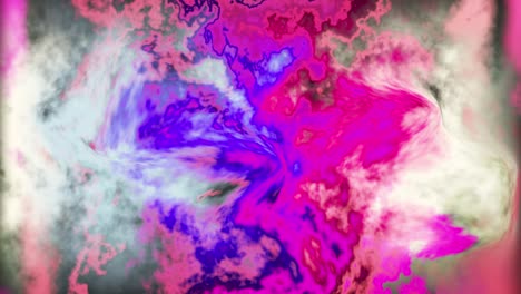 fantasía abstracta tinta líquida textura de onda animación de fondo