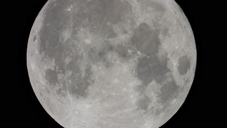 close up of full moon 4k