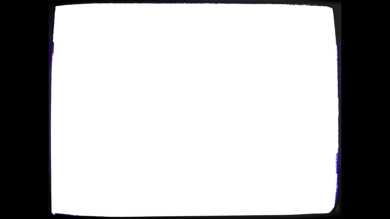 Real 35mm 4x3 film frame overlay - glitch