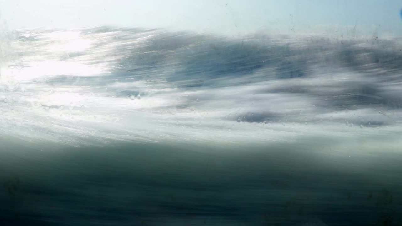 바다의 클로즈업