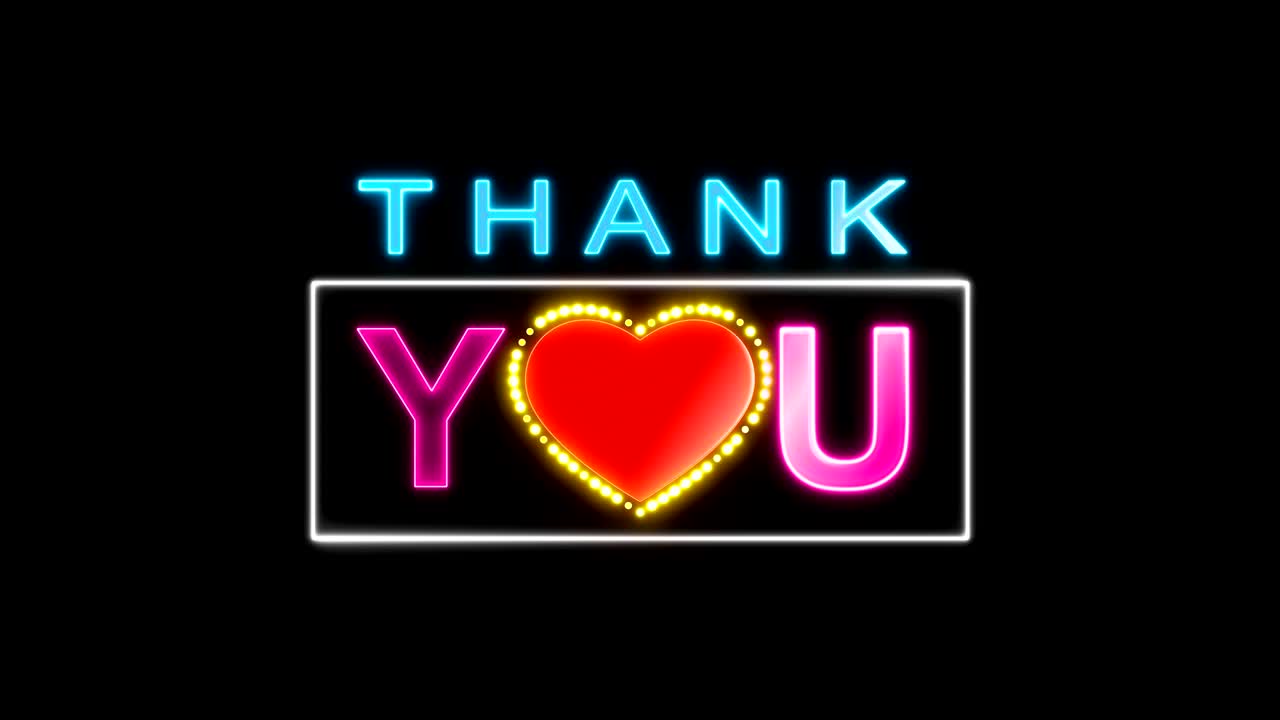 네온 조명 애니메이션 감사합니다.