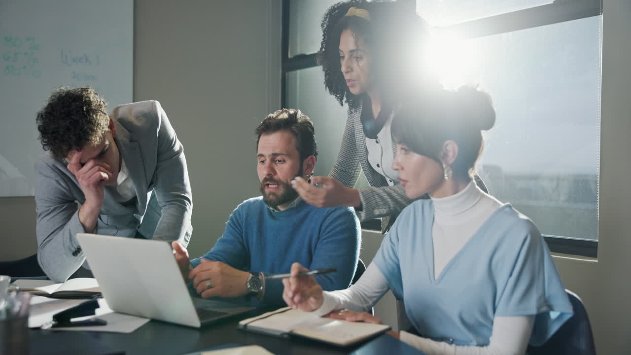 reunión del equipo de negocios