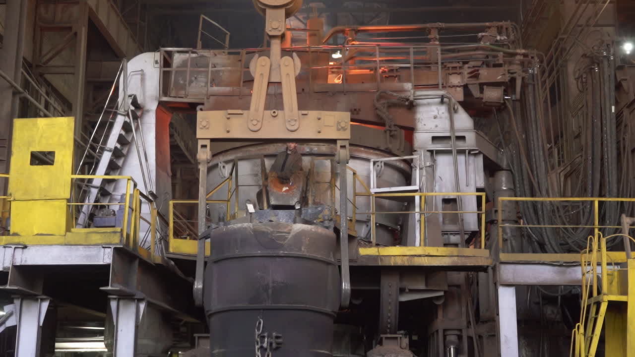 Metallgussverfahren in einer Gießerei