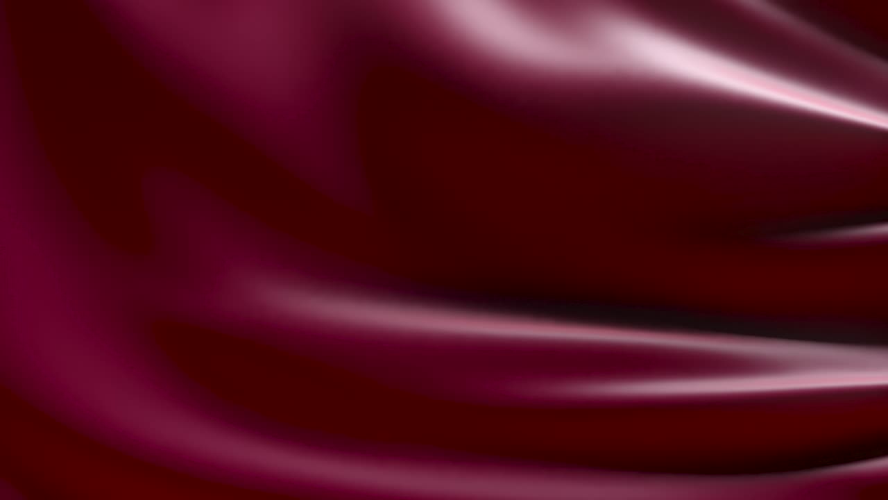 Elegant Deep Red Draped Fabric