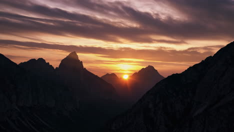 majestic mountain sunset/sunrise