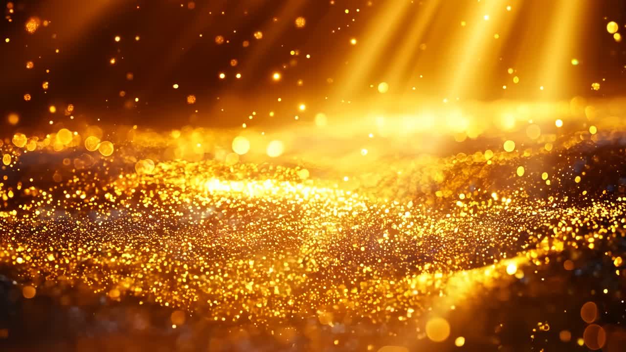 A bright yellow background with a lot of sparkles. The sparkles are scattered all over the background, creating a sense of movement and energy