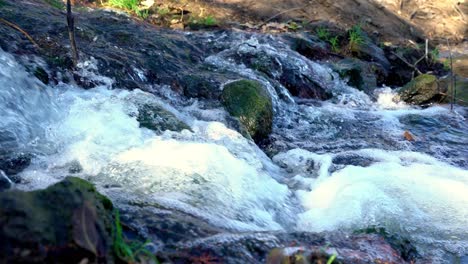 Small-stream-of-water-leading-into-the-Colorado-River-in-Yuma,-Arizona