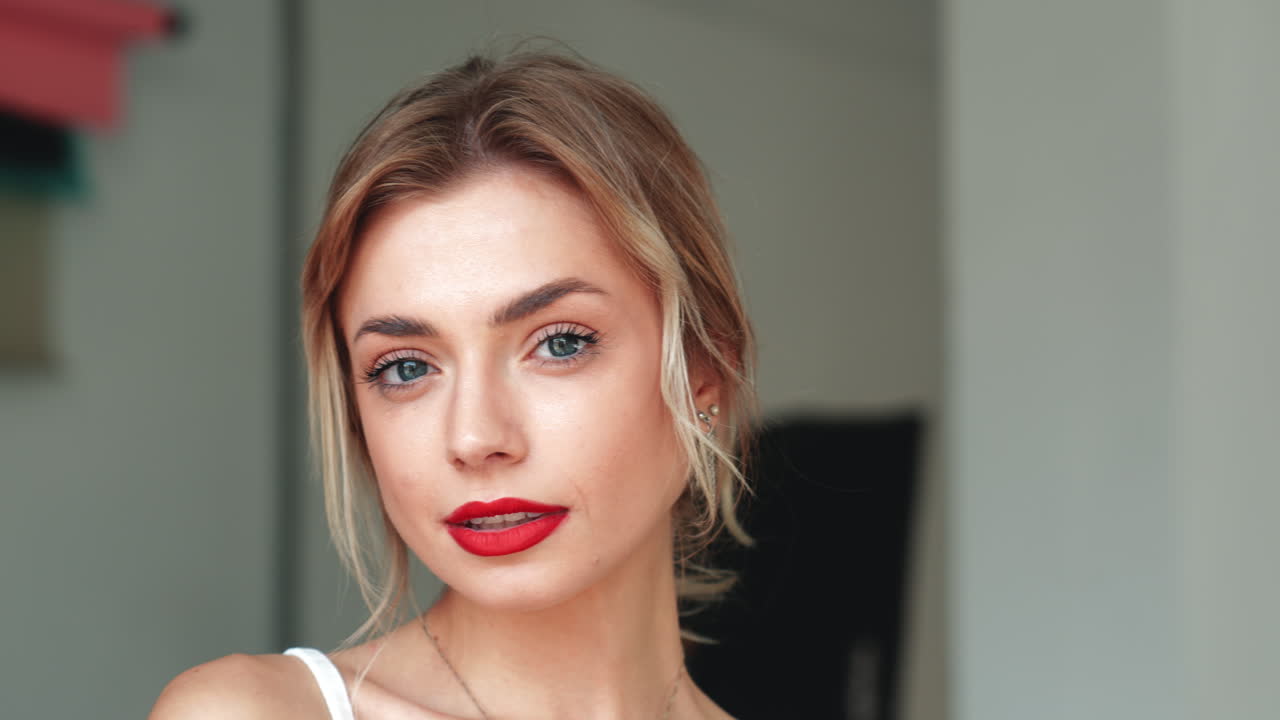 Retrato de una mujer hermosa