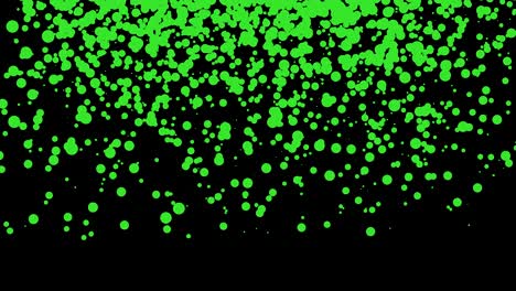 fondo de partículas verdes