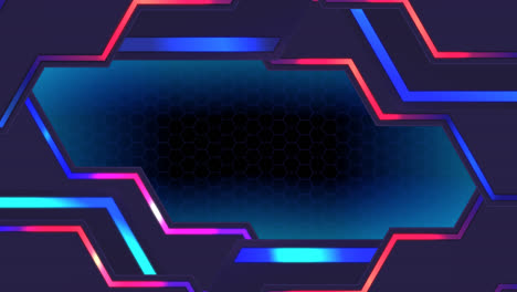 an animation of a gradient futuristic technology background