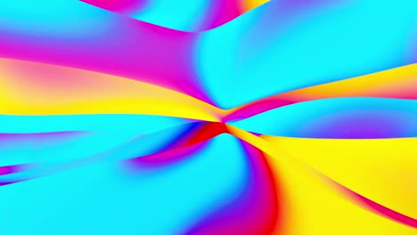 abstract retro magenta blue yellow color swirl background loop