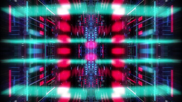 AI artificial intelligence and ML machine learning abstract concept