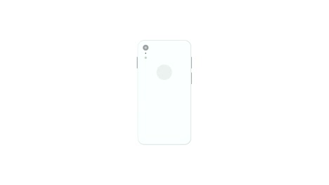 smartphone with green screen rotate background