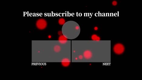 object lighting end card ending screen motion graphics