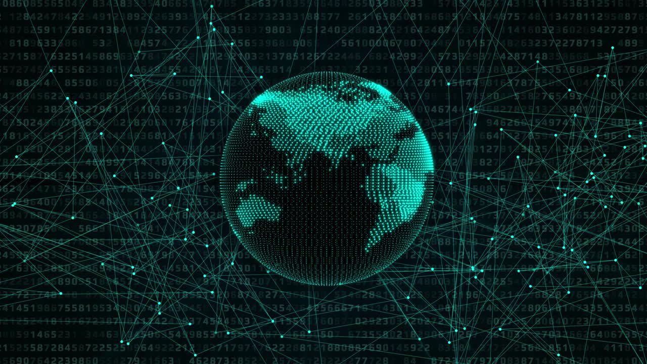 World Map Spin  Background
