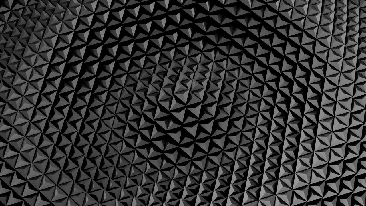 i triangoli formavano un'onda.