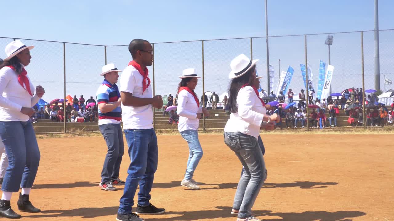 Cuban dance performed at a cultural festival in Botswana