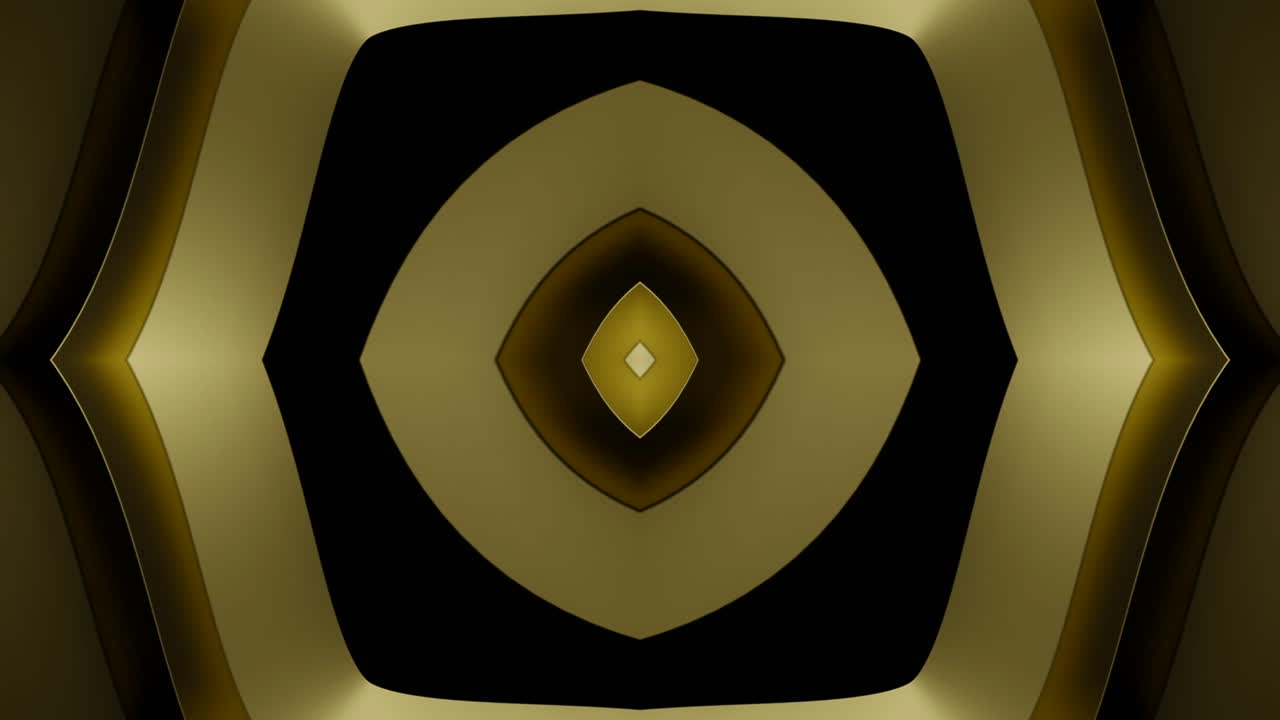 Gold Geometric Abstract Pattern