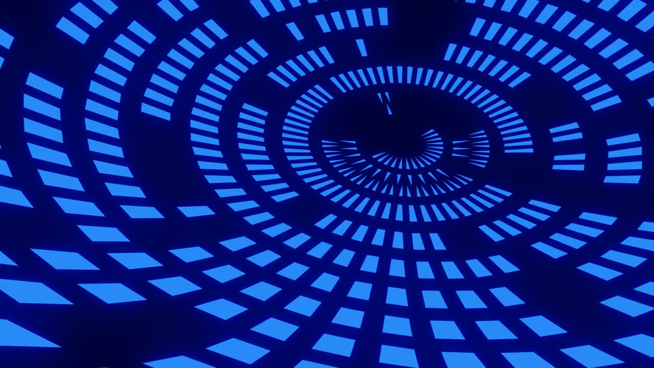 diseño de hud azul que interrumpe el bucle de movimiento.