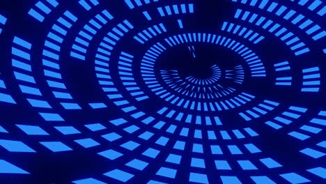 blue hud design that glitches motion loop.