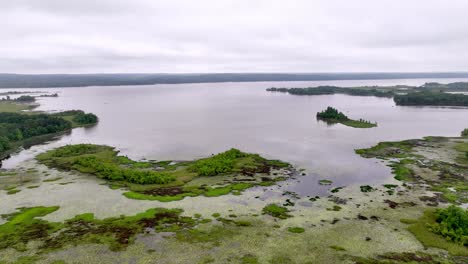 Hohe-Luftaufnahme-Des-Lake-Eufaula-Auf-Der-Linie-Von-Alabama,-Georgia