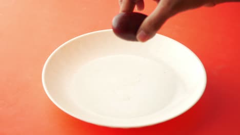 close up of indian sweet in a bowl on table, halua